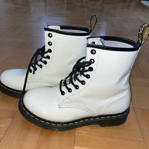 White Dr. Martens Size 7